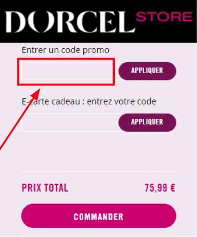 code promo Dorcel Store
